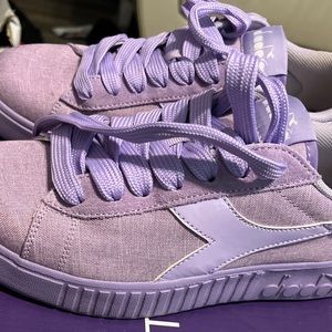 Purple Diadora sneakers size 9
